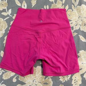 lululemon athletica Women's Fuchsia Align Bike Shorts
